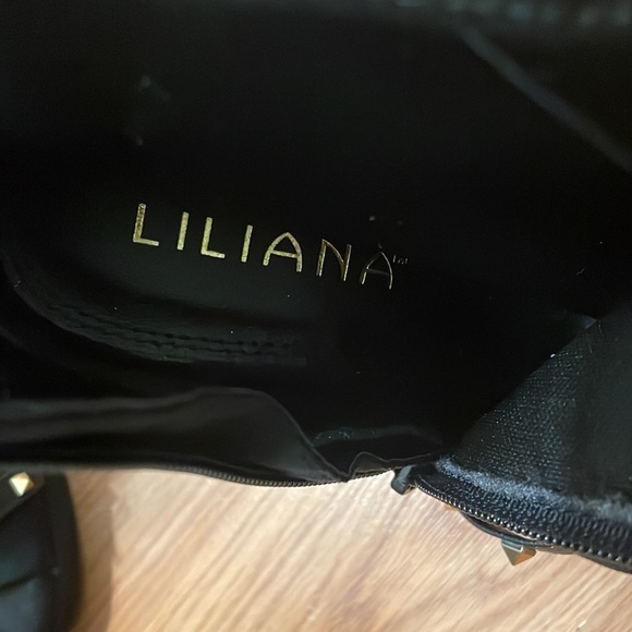 Lilian Black Studded Boots (TheseThreeBoutique) - Picture 8 of 11